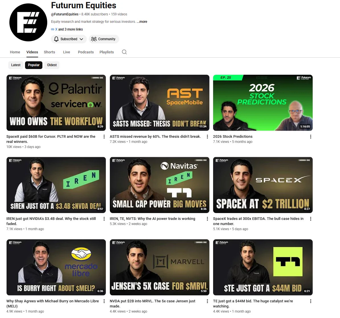 Futurum Equities YouTube ใกล้ 10,000 ซับสคริเบอร์ หลังรีลอนช์ไม่ถึง 2 เดือน